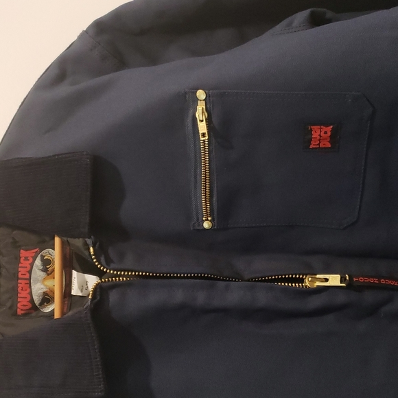 Tough Duck Navy Chore Jacket - Picture 2 of 4